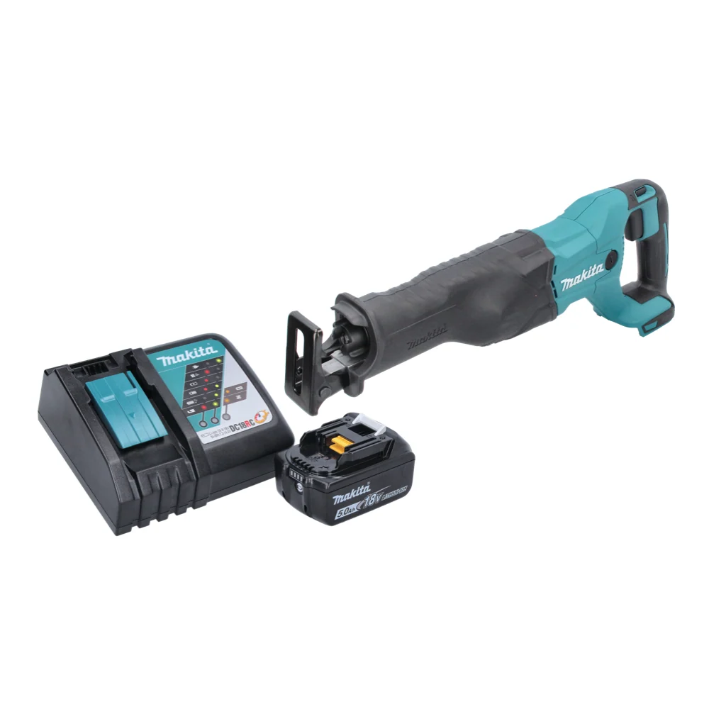 Akumulatorowa pilarka szablasta Makita DJR 186 RT1 18 V + 1x akumulator 5,0 Ah + ładowarka