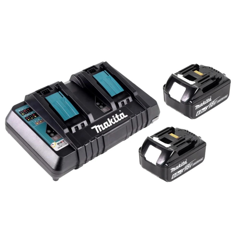 Akumulatorowa pilarka szablasta Makita DJR 187 18 V + akumulator 2x 6,0 Ah + ładowarka