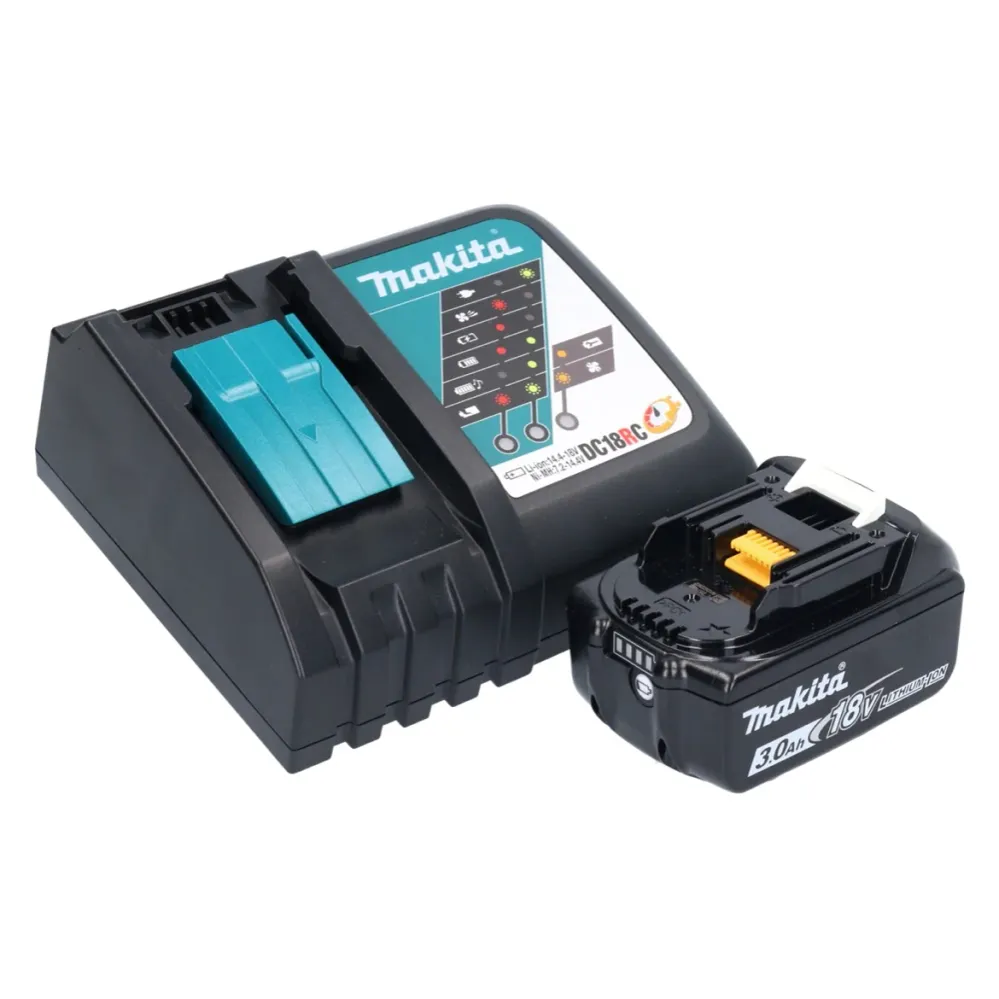 Akumulatorowa pilarka szablasta Makita DJR 189 RF1 18 V bezszczotkowa + 1x akumulator 3,0 Ah + ładowarka