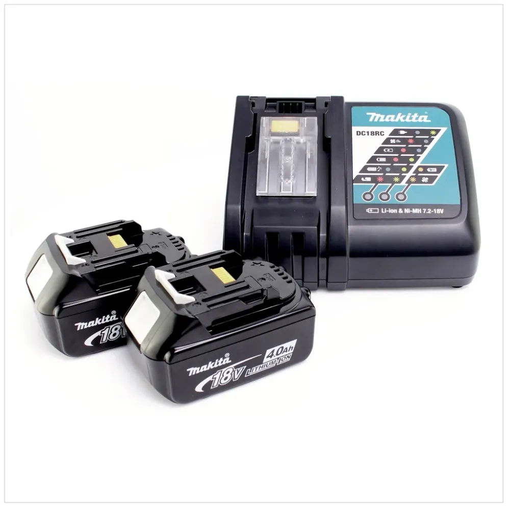 Akumulatorowa pilarka tarczowa Makita DHS 630 RMJ 18 V 165 mm w zestawie Makpac z akumulatorem 2x 4,0 Ah + ładowarka