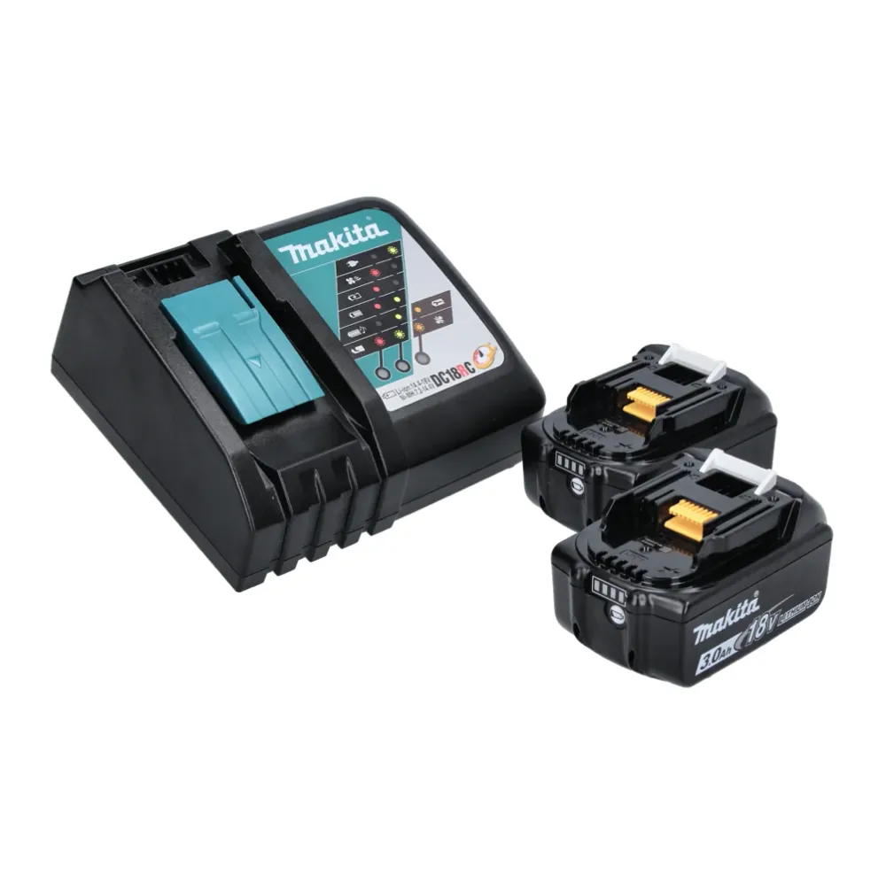 Akumulatorowa wiertarko-wkrętarka kątowa Makita DDA 351 RFJ 18 V 13,5 Nm + 2x akumulator 3,0 Ah + ładowarka + Makpac