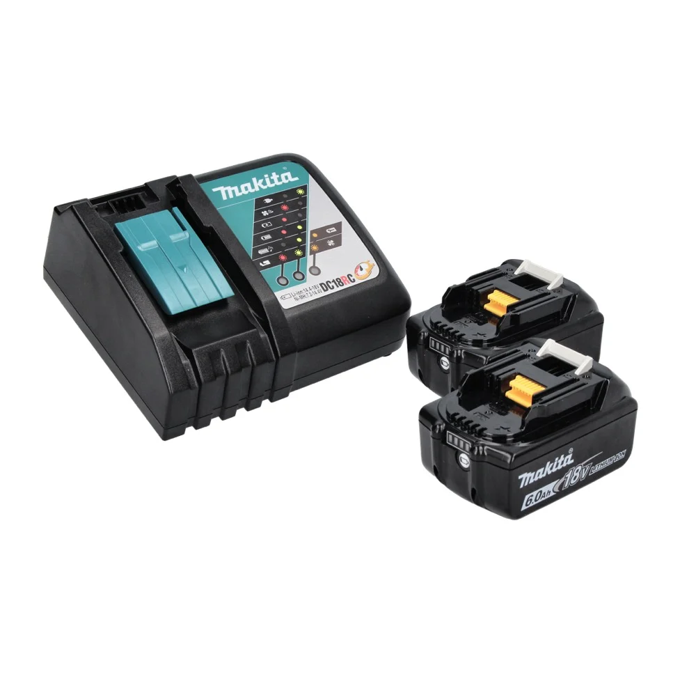 Akumulatorowa wiertarko-wkrętarka Makita DDF 453 RGJ 18 V 42 Nm + 2x akumulator 6,0 Ah + ładowarka + Makpac