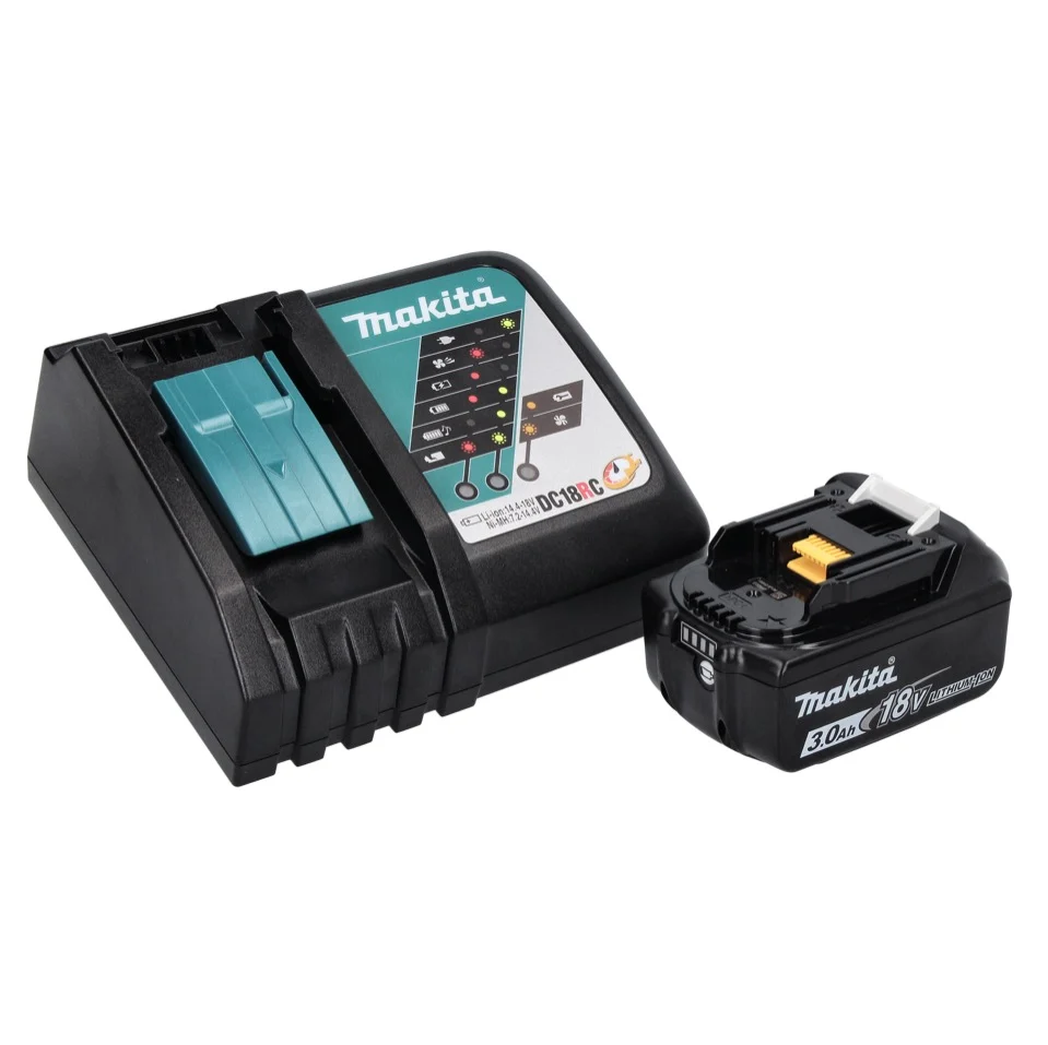 Akumulatorowa wiertarko-wkrętarka Makita DDF 487 RF1 18 V 40 Nm bezszczotkowa + 1x akumulator 3,0 Ah + ładowarka