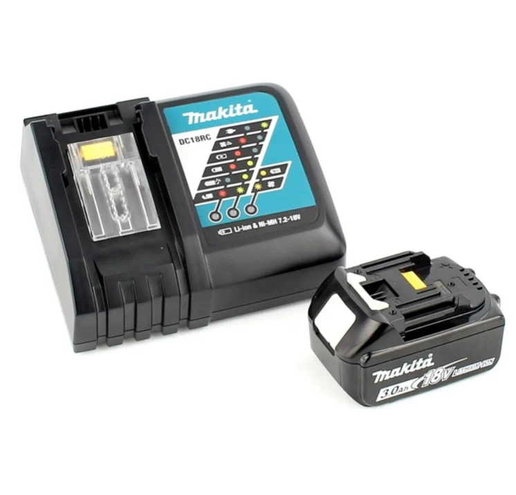 Akumulatorowa wiertarko-wkrętarka udarowa Makita DHP 482 RF1J 18V 62Nm w zestawie Makpac + akumulator 3,0 Ah + ładowarka +...