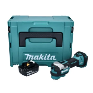 Akumulatorowe narzędzie wielofunkcyjne Makita DTM 52 F1J 18 V Starlock Max Brushless + 1x akumulator 3,0 Ah + Makpac - bez...