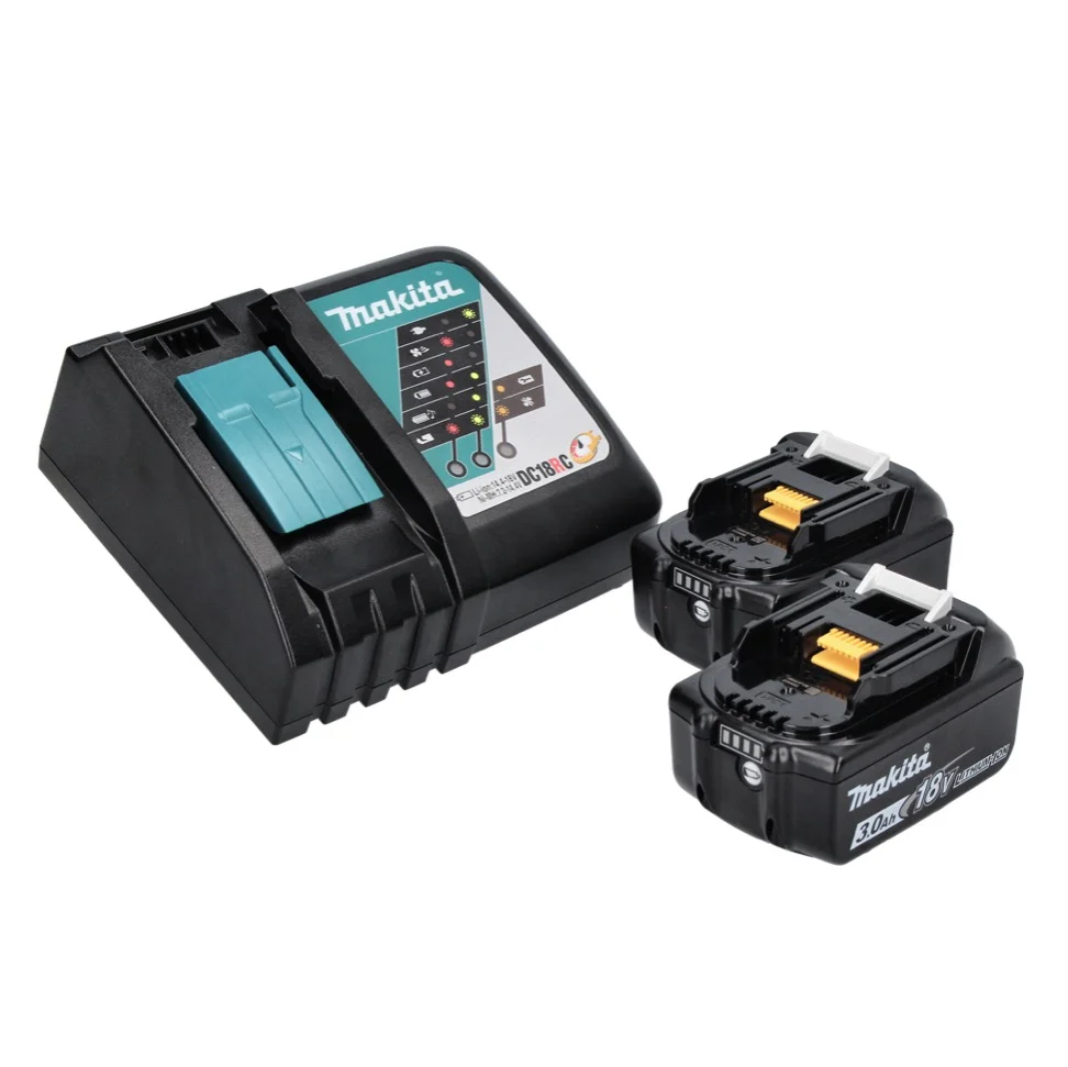 Akumulatorowe narzędzie wielofunkcyjne Makita DTM 52 RFJ 18 V Starlock Max Brushless + 2x akumulator 3,0 Ah + ładowarka +...