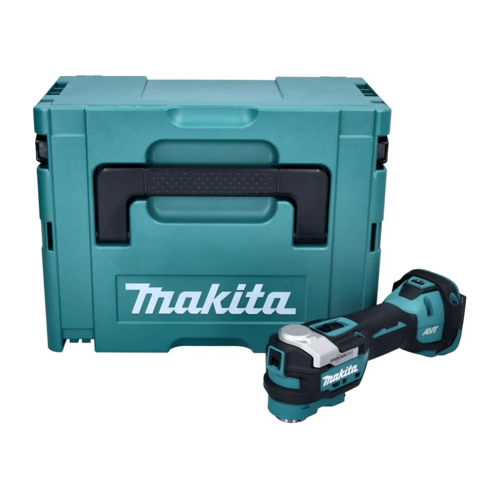 Akumulatorowe narzędzie wielofunkcyjne Makita DTM 52 ZJ 18 V Starlock Max Brushless + Makpac - bez akumulatora, bez ładowarki