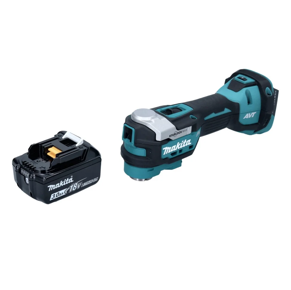 Akumulatorowe narzędzie wielofunkcyjne Makita DTM 52 F1 18 V Starlock Max Brushless + 1x akumulator 3,0 Ah - bez ładowarki