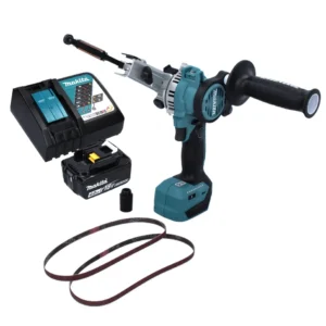 Akumulatorowy pilnik taśmowy Makita DBS 180 RM1 18 V 9 x 533 mm bezszczotkowy + 1x akumulator 4,0 Ah + ładowarka
