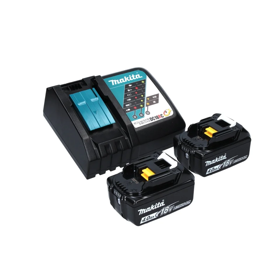 Akumulatorowy pilnik taśmowy Makita DBS 180 RMJ 18 V 9 x 533 mm bezszczotkowy + 2x akumulator 4,0 Ah + ładowarka + Makpac