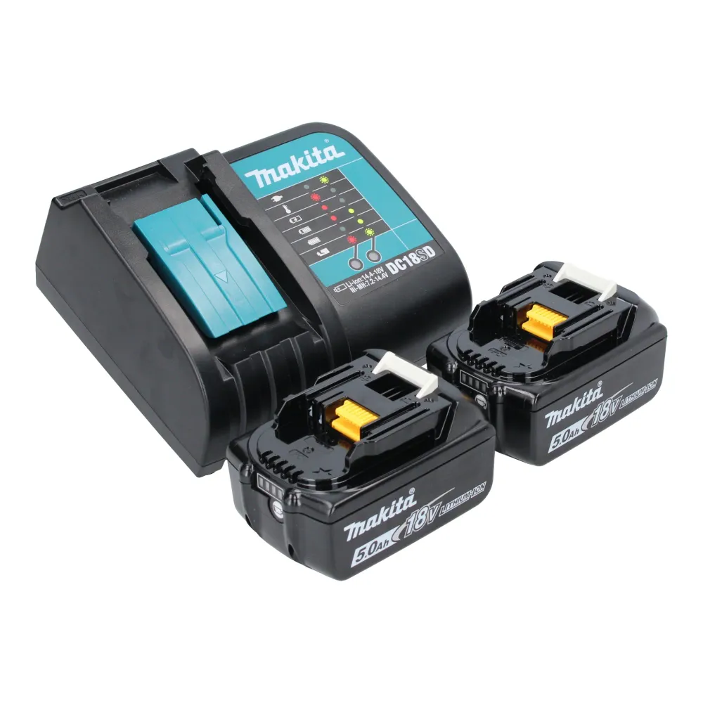 Makita DDA 450 STK akumulatorowa wiertarko-wkrętarka kątowa 18 V 70 Nm bezszczotkowa + 2x akumulator 5,0 Ah + ładowarka +...