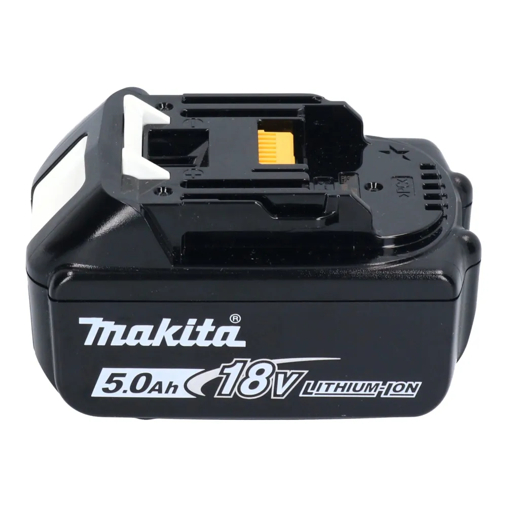 Makita DGA 520 T1X1 akumulatorowa szlifierka kątowa 18 V 125 mm X-LOCK bezszczotkowa + 1x akumulator 5,0 Ah - bez ładowarki