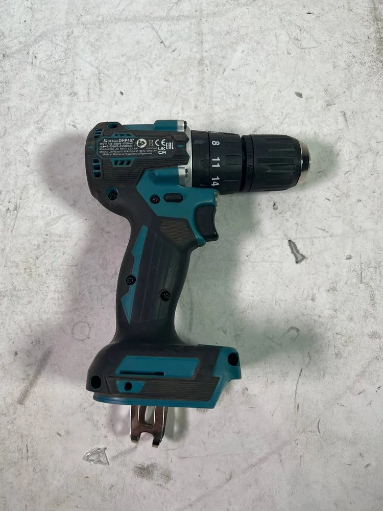 Makita DHP 487 Z akumulatorowa wiertarko-wkrętarka udarowa 18 V 40 Nm bezszczotkowa solo - bez akumulatora, bez ładowarki