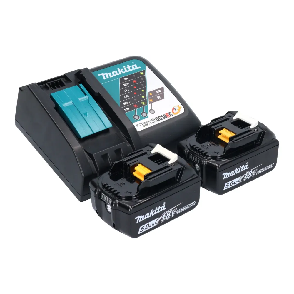 Makita DHP 487 RTKO akumulatorowa wiertarko-wkrętarka udarowa 18 V 40 Nm bezszczotkowa seria Olive Outdoor Adventure + 2x...