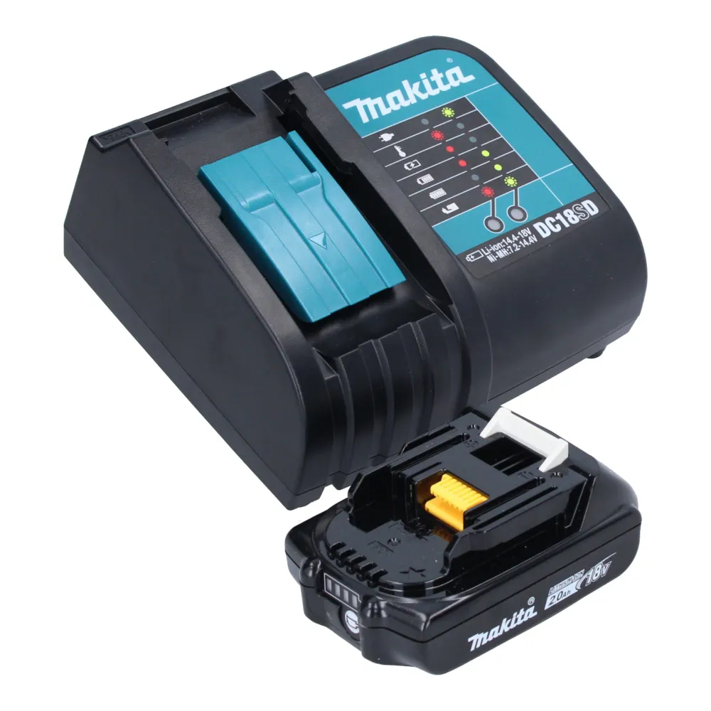 Makita DHP 487 SA1O akumulatorowa wiertarko-wkrętarka udarowa 18 V 40 Nm bezszczotkowa seria Olive Outdoor Adventure + 1x...