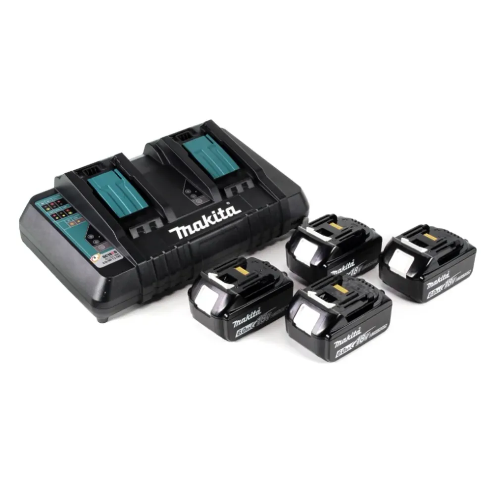 Makita DHR 281 PG4J Bezszczotkowa akumulatorowa wiertarko-wkrętarka udarowa 28 mm 2x 18 V do SDS-PLUS z uchwytem szybkowym...