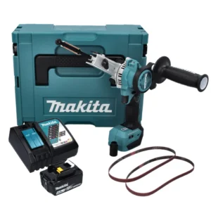 Makita DBS 180 RM1J akumulatorowy pilnik taśmowy 18 V 9 x 533 mm bezszczotkowy + 1x akumulator 4,0 Ah + ładowarka + Makpac