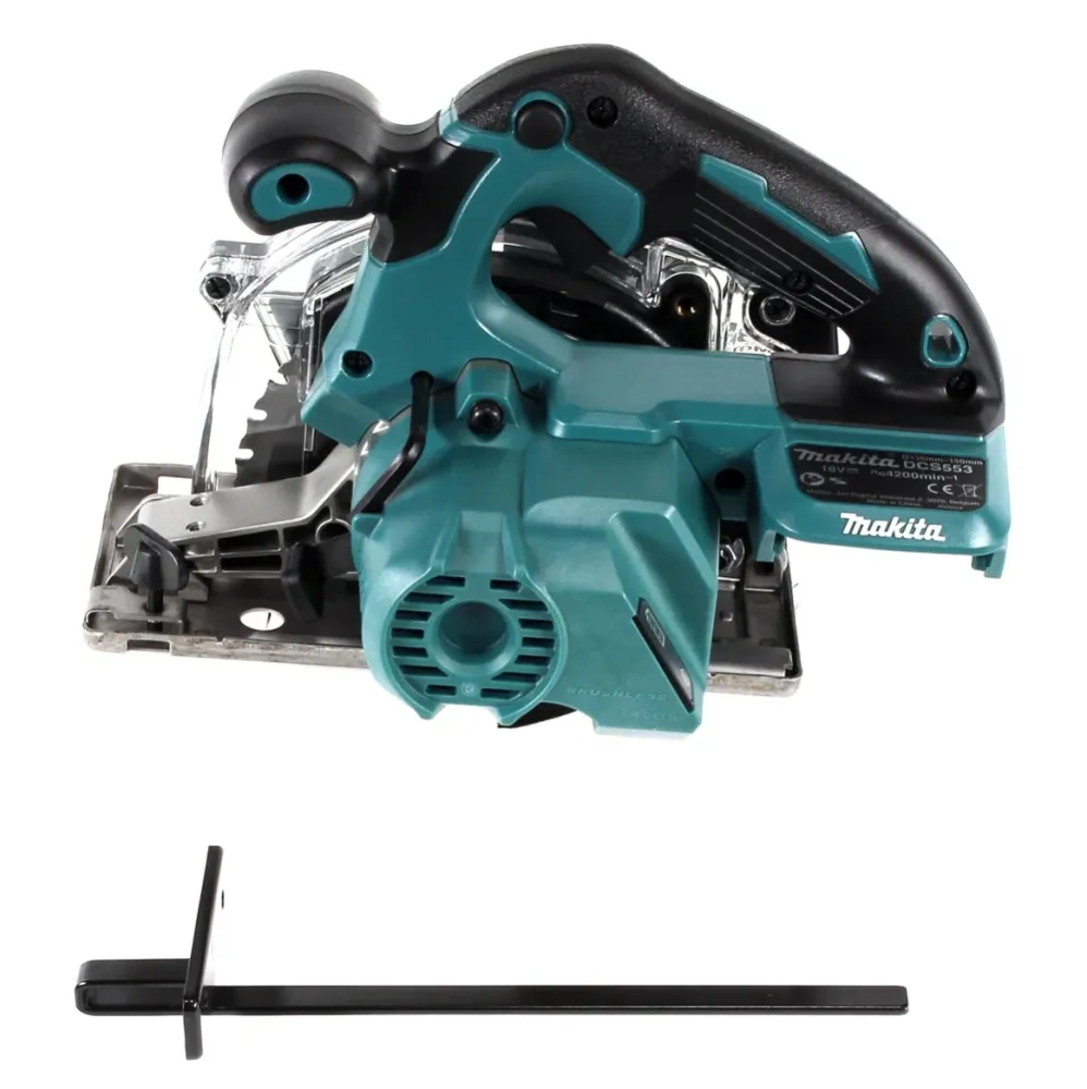 Makita DCS 553 G1J Akumulatorowa pilarka tarczowa do metalu 18V 150 mm Brushelss + 1x akumulator 6,0Ah + Makpac - bez łado...