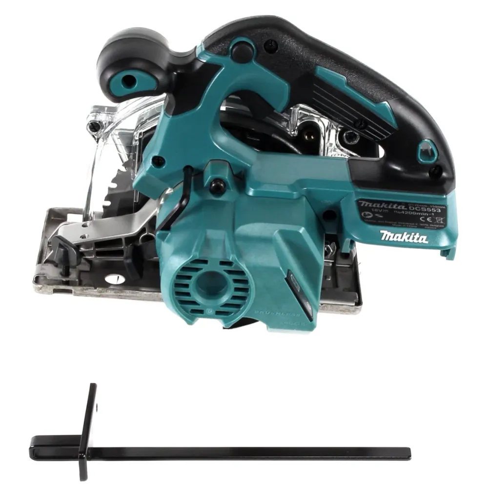 Makita DCS 553 M1J Akumulatorowa pilarka tarczowa do metalu 18V 150 mm bezszczotkowa + 1x akumulator 4,0Ah + Makpac - bez...