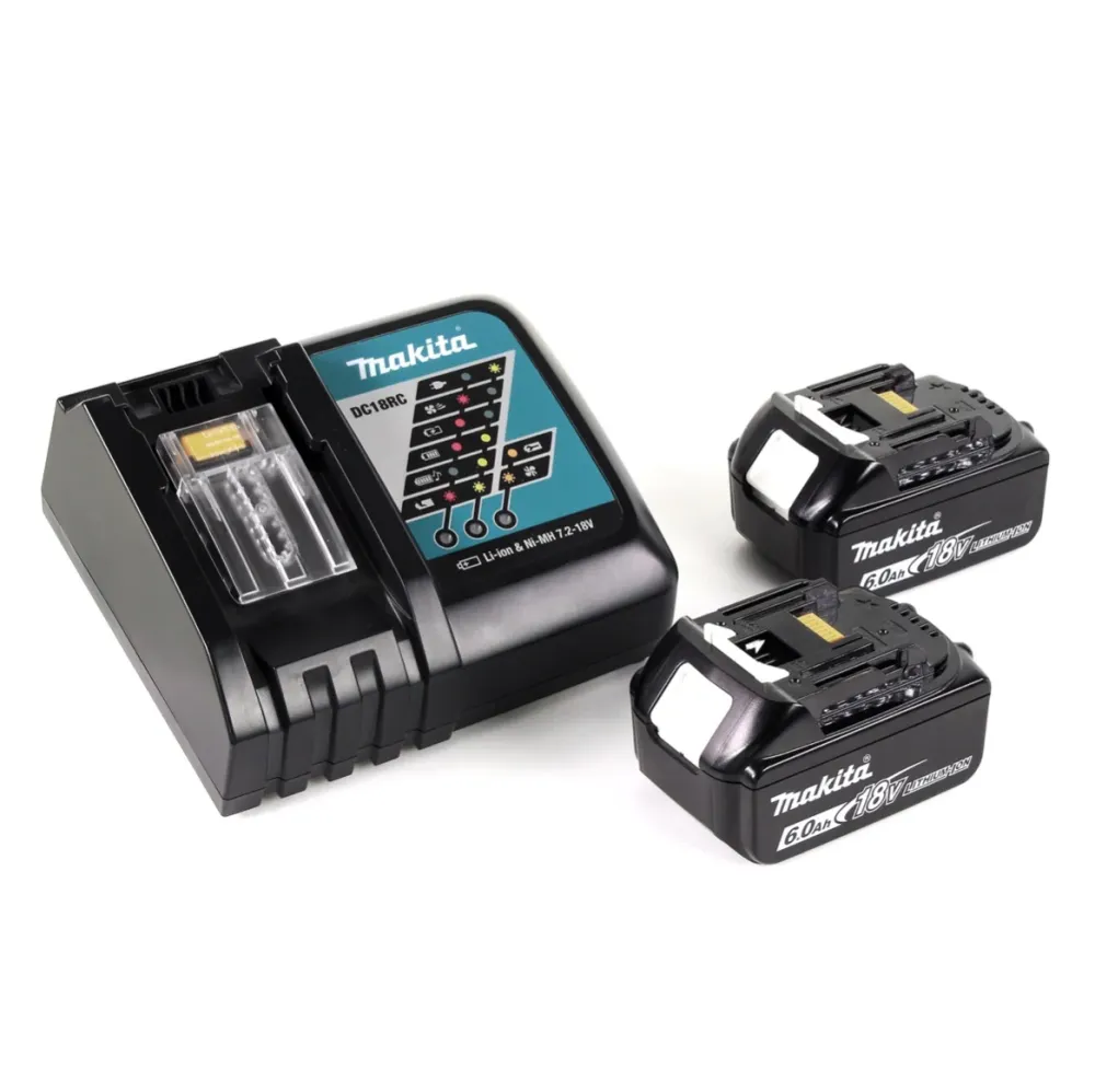 Makita DCS 553 RGJ Akumulatorowa pilarka tarczowa do metalu 18V 150 mm bezszczotkowa + 2x akumulator 6.0Ah + ładowarka + M...