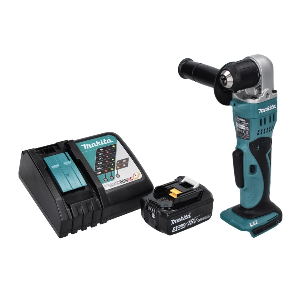 Makita DDA 351 RF1 akumulatorowa wiertarko-wkrętarka kątowa 18 V 13,5 Nm + 1x akumulator 3,0 Ah + ładowarka