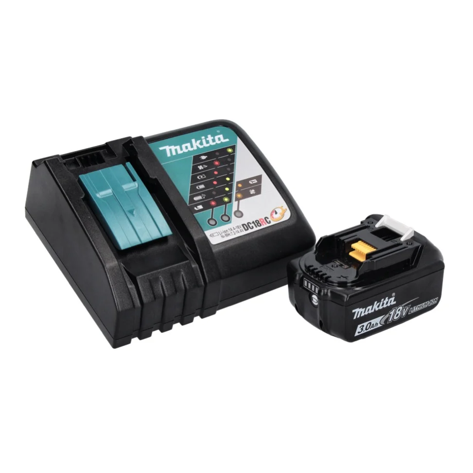 Makita DDA 351 RF1 akumulatorowa wiertarko-wkrętarka kątowa 18 V 13,5 Nm + 1x akumulator 3,0 Ah + ładowarka