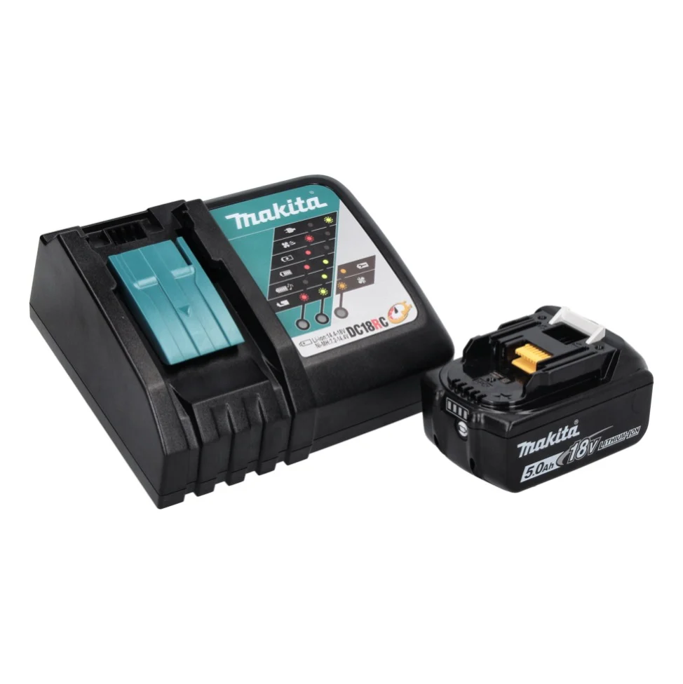 Makita DDA 351 RT1 akumulatorowa wiertarko-wkrętarka kątowa 18 V 13,5 Nm + 1x akumulator 5,0 Ah + ładowarka