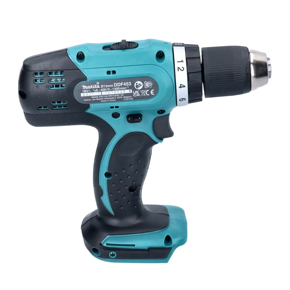 Makita DDF 453 Z akumulatorowa wiertarko-wkrętarka 18 V 42 Nm solo - bez akumulatora, bez ładowarki