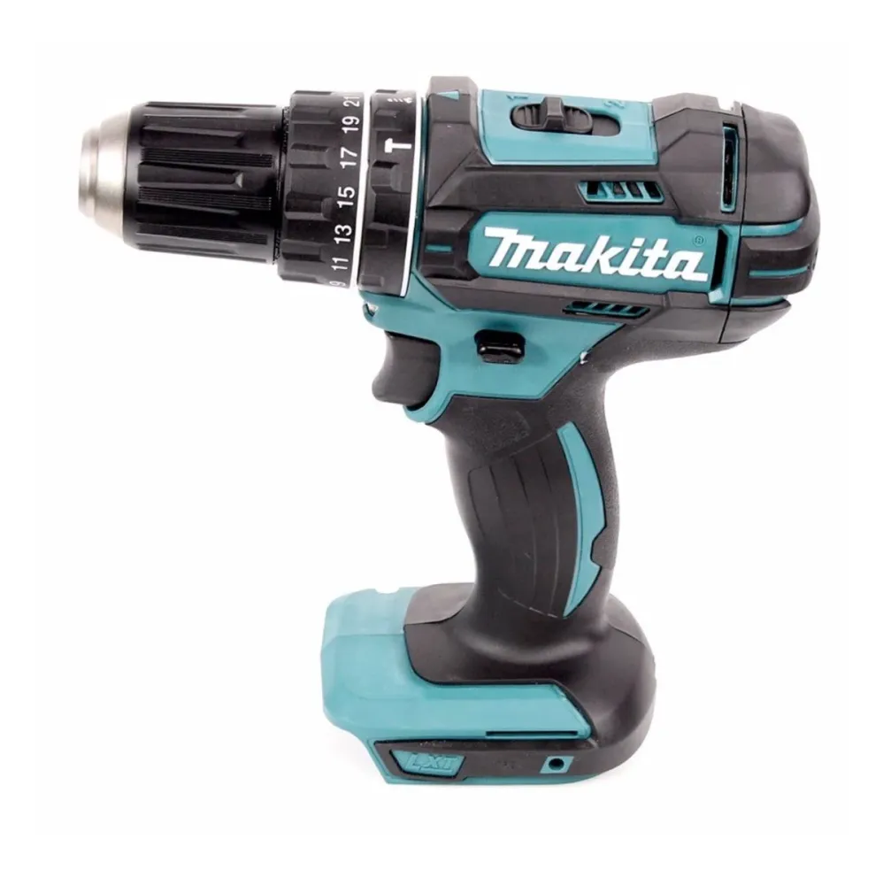 Makita DHP 482 STK akumulatorowa wiertarko-wkrętarka udarowa 18V 62Nm + 1x akumulator 5,0Ah + ładowarka + 100 szt. zestaw...