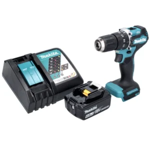 Makita DHP 487 RG1 akumulatorowa wiertarko-wkrętarka udarowa 18 V 40 Nm bezszczotkowa + 1x akumulator 6,0 Ah + ładowarka