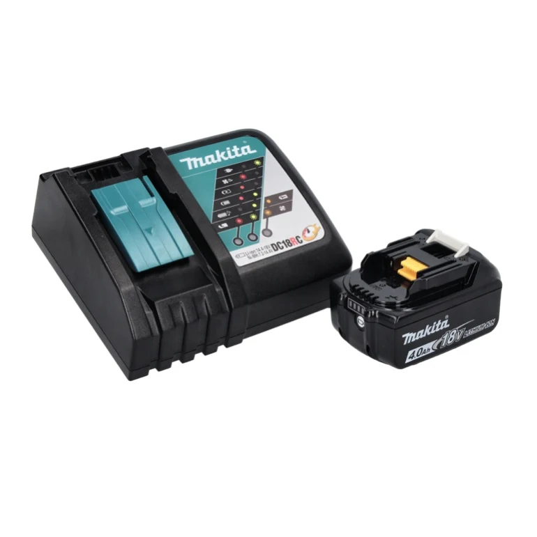 Makita DHP 487 RM1J akumulatorowa wiertarko-wkrętarka udarowa 18 V 40 Nm bezszczotkowa + 1x akumulator 4,0 Ah + ładowarka...