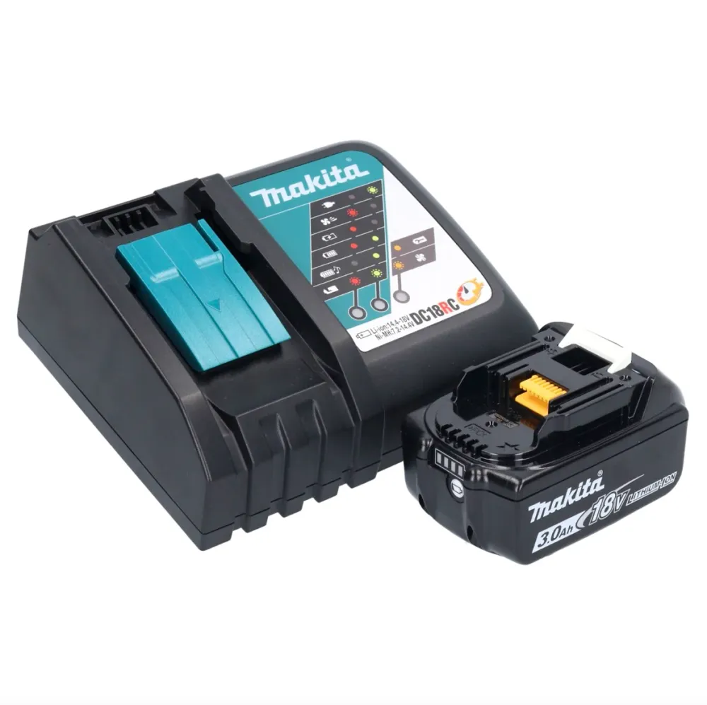 Makita DHS 661 RF1 Akumulatorowa pilarka tarczowa 18 V 165 mm bezszczotkowa + 1x akumulator 3,0 Ah + ładowarka