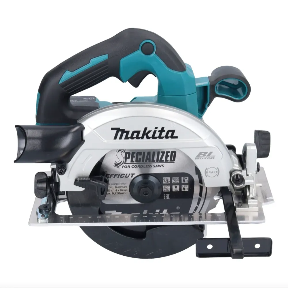 Makita DHS 661 RFJ akumulatorowa ręczna pilarka tarczowa 18 V 165 mm bezszczotkowa + 2x akumulator 3,0 Ah + ładowarka + Ma...