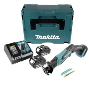 Makita DJR 183 RFJ Pilarka szablasta 18V + 2x akumulator 3,0Ah + ładowarka + Makpac