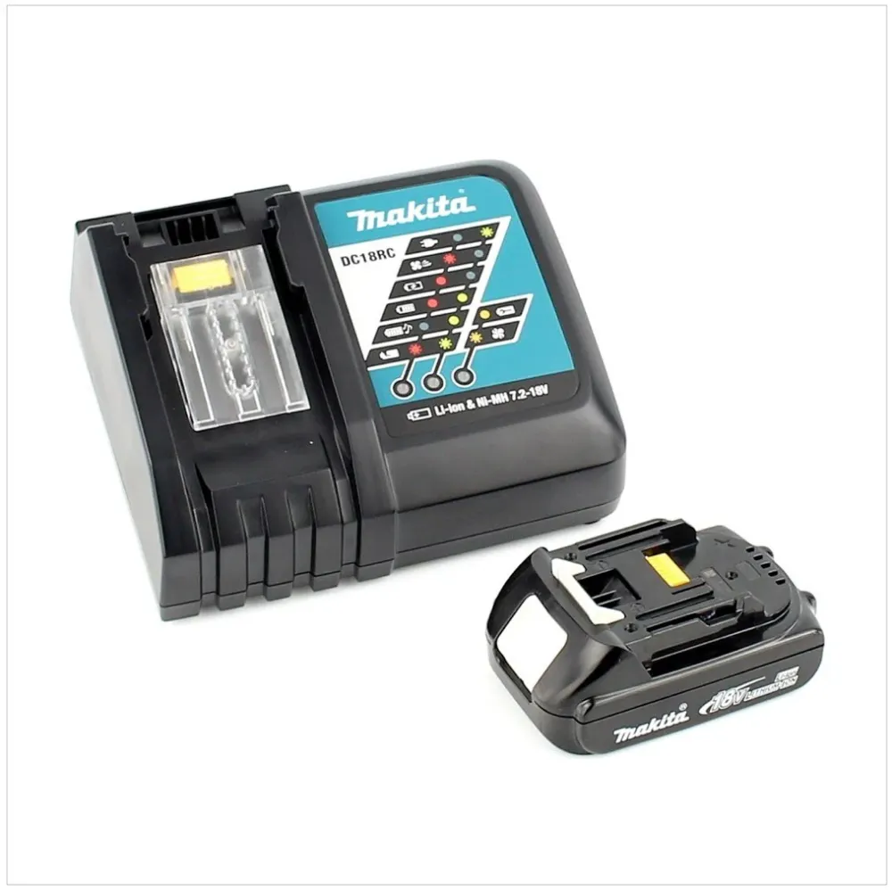 MAKITA DJR 183 RY1J Akumulatorowa pił szablasta 18V + 1x akumulator 1,5Ah + ładowarka + Makpac
