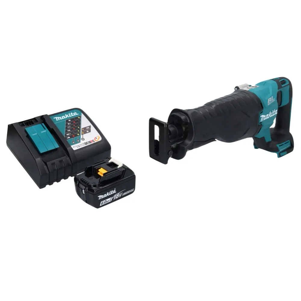 Makita DJR 187 RG1 akumulatorowa pilarka szablasta 18 V bezszczotkowa + 1x akumulator 6,0 Ah + ładowarka