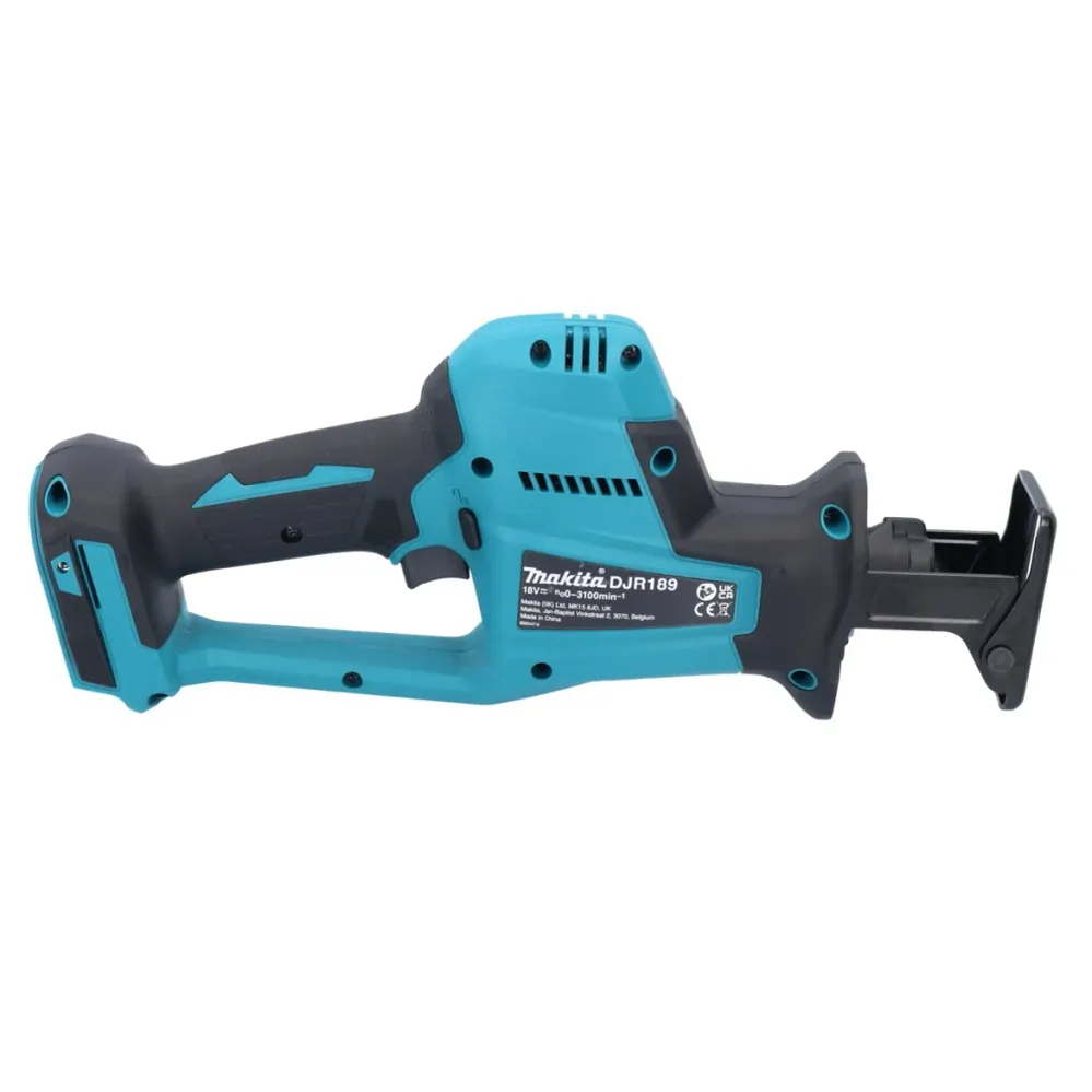Makita DJR 189 RF akumulatorowa pilarka szablasta 18 V bezszczotkowa + 2x akumulator 3,0 Ah + ładowarka