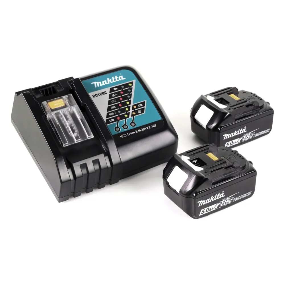 Makita DJV 182 RTJ akumulatorowa wyrzynarka szablasta 18V bezszczotkowa + 2x akumulator 5.0Ah + ładowarka + Makpac