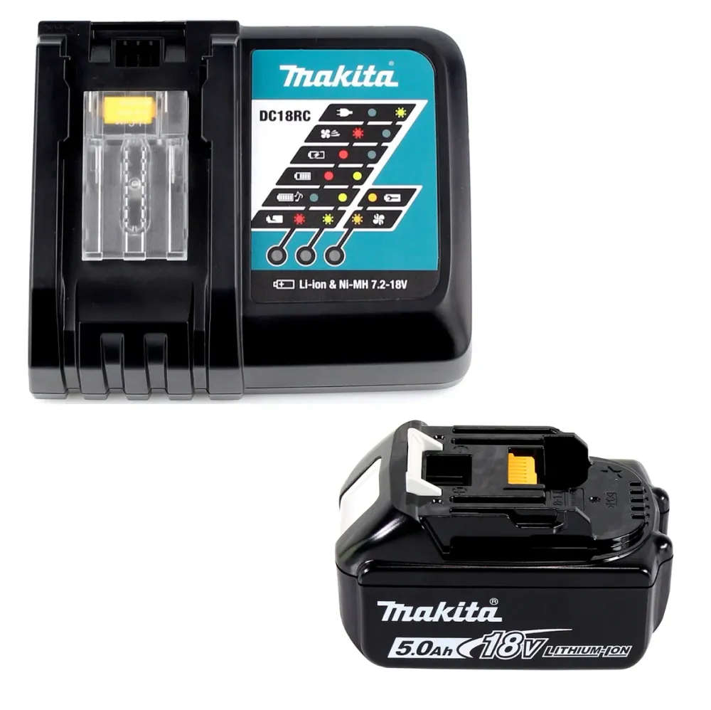 Makita DTD 156 RT1J akumulatorowy klucz udarowy 18V 155Nm + 1x akumulator 5.0Ah + ładowarka + Makpac
