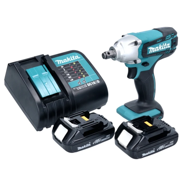 Makita DTW 190 SY akumulatorowy klucz udarowy 18 V 1/2" 190 Nm + 2x akumulator 1,3 Ah + ładowarka