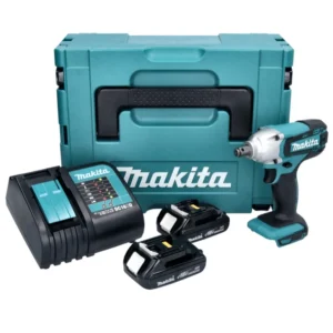 Makita DTW 190 SYJ akumulatorowy klucz udarowy 18 V 1/2" 190 Nm + 2x akumulator 1,3 Ah + ładowarka + Makpac