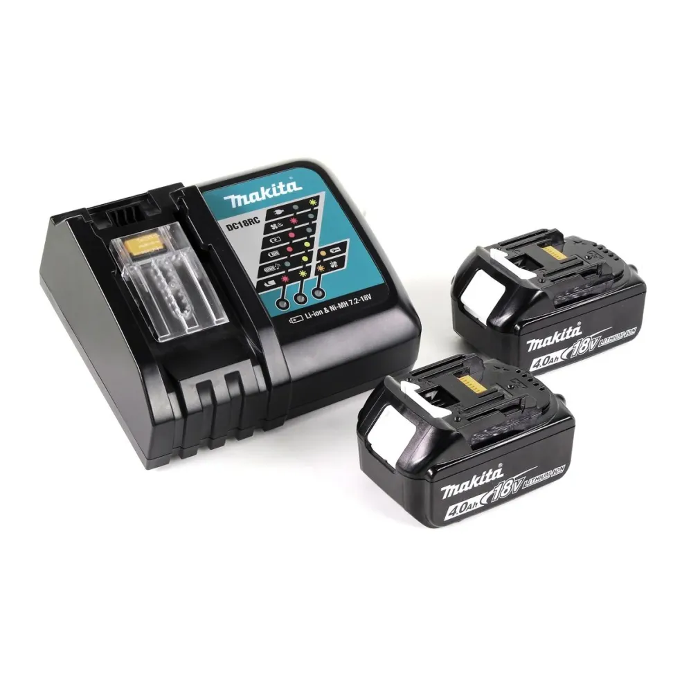 Makita DUX 60 RM akumulatorowy napęd wielofunkcyjny 36V ( 2x 18V ) bezszczotkowy + 2x akumulator 4,0Ah + szybka ładowarka