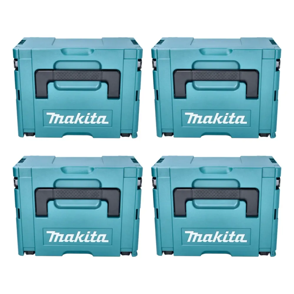 Makita MAKPAC rozmiar 3 walizka plastikowa 395 x 295 x 215 mm 4 szt. ( 4x 821551-8 )