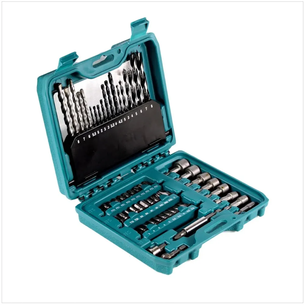 Makita P-90358 PRO Zestaw bitów i wierteł 60 elementów akcesoriów w praktycznym pudełku