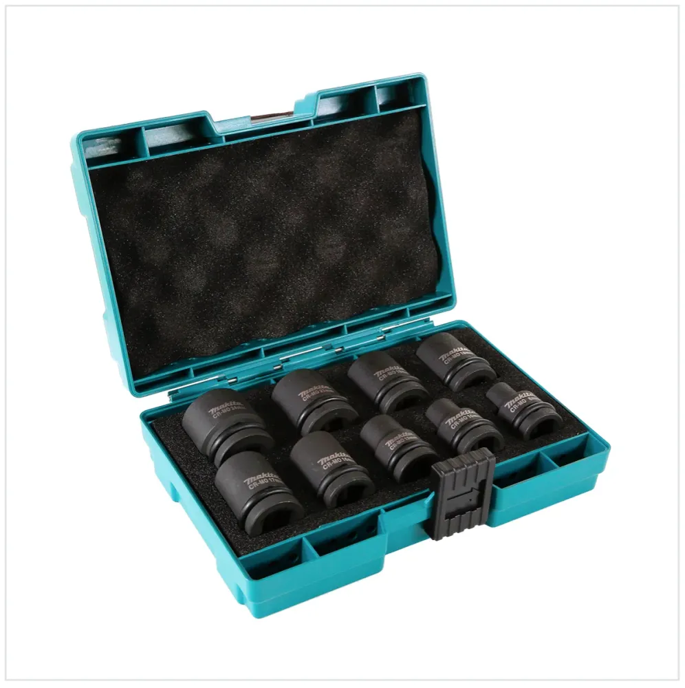 Makita zestaw kluczy nasadowych 1/2" 9 szt. ( D-41517 )