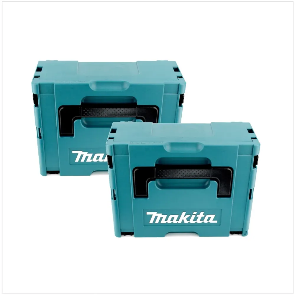 2x Plastikowa walizka narzędziowa Makita MAKPAC 2 - bez wkładki