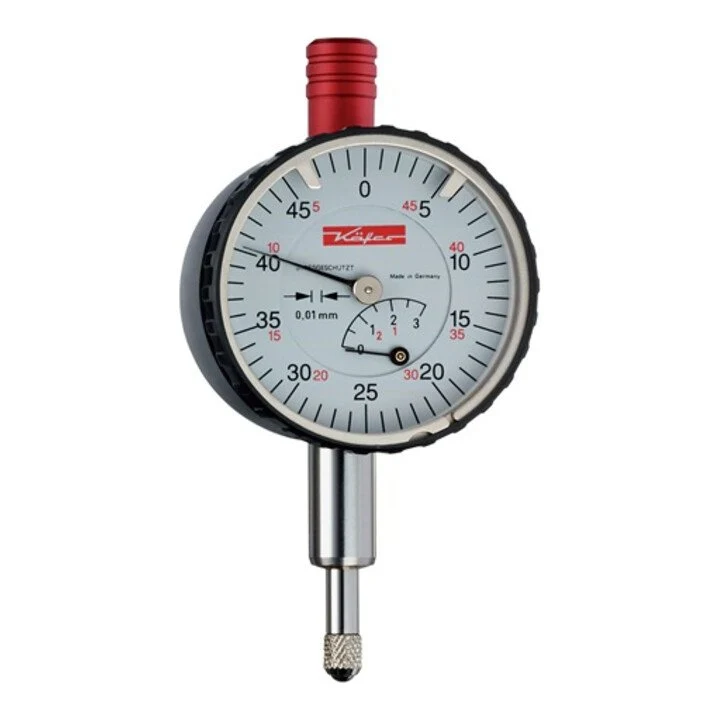 Mały czujnik zegarowy KÄFER KM 4T 3 mm odczyt 0,01 mm ( 4000851660 )