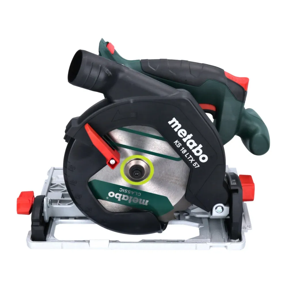 Akumulatorowa pilarka tarczowa Metabo KS 18 LTX 57 18 V 165 mm + 1x akumulator 5,5 Ah + metaBOX - bez ładowarki