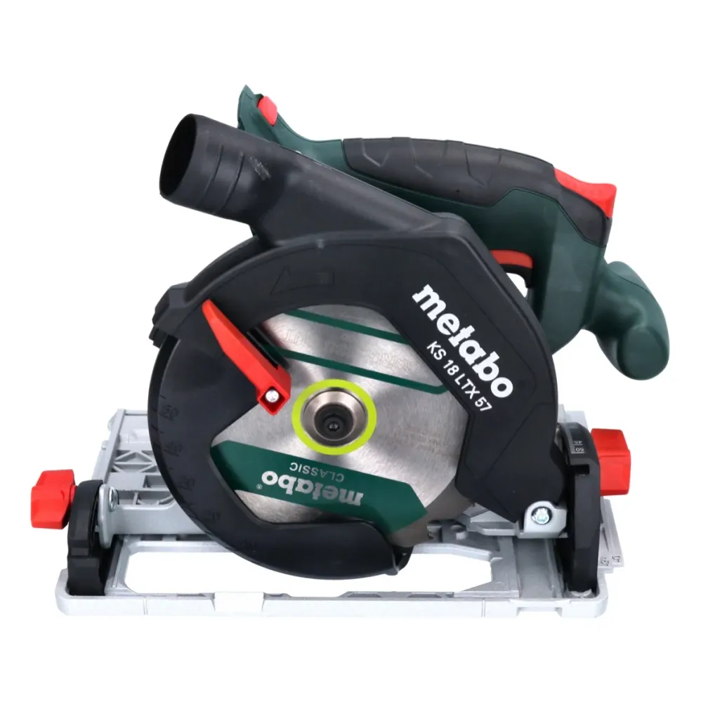 Akumulatorowa pilarka tarczowa Metabo KS 18 LTX 57 18 V 165 mm + 1x akumulator 8,0 Ah + metaBOX - bez ładowarki