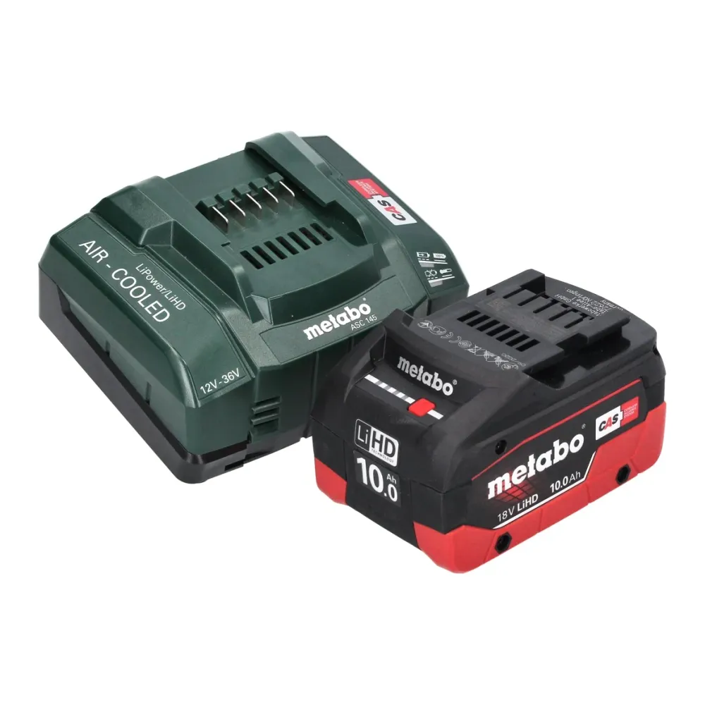 Akumulatorowa pilarka tarczowa Metabo KS 18 LTX 57 18 V 165 mm + 1x akumulator 10,0 Ah + ładowarka + metaBOX